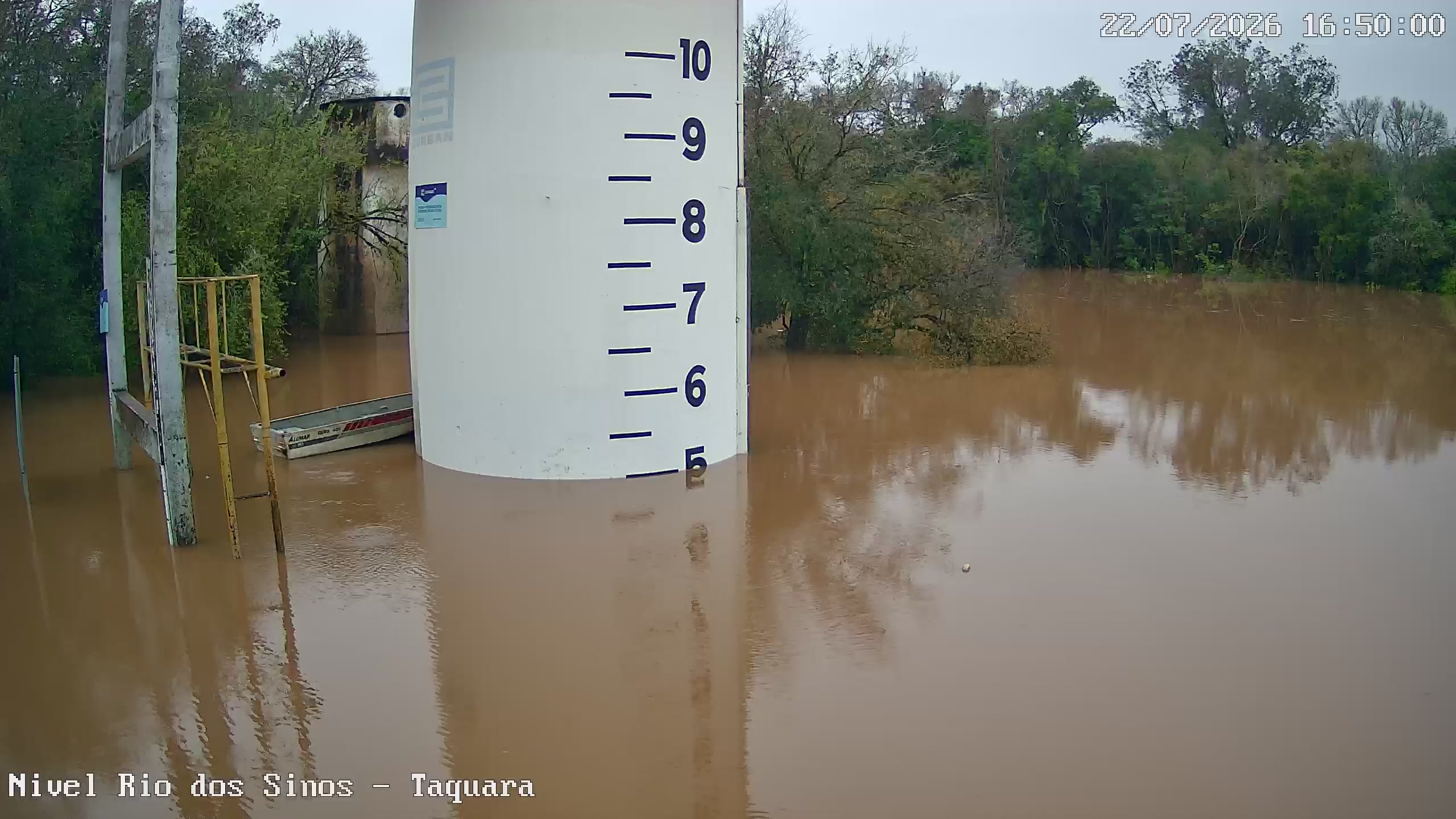 Última medição em Taquara/RS